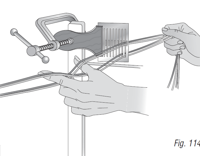 Winding a Warp & Using a Paddle by Peggy Osterkamp