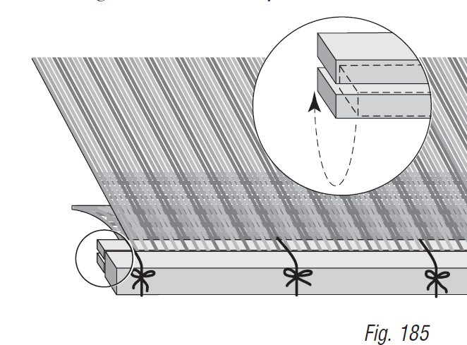 Winding a Warp & Using a Paddle by Peggy Osterkamp