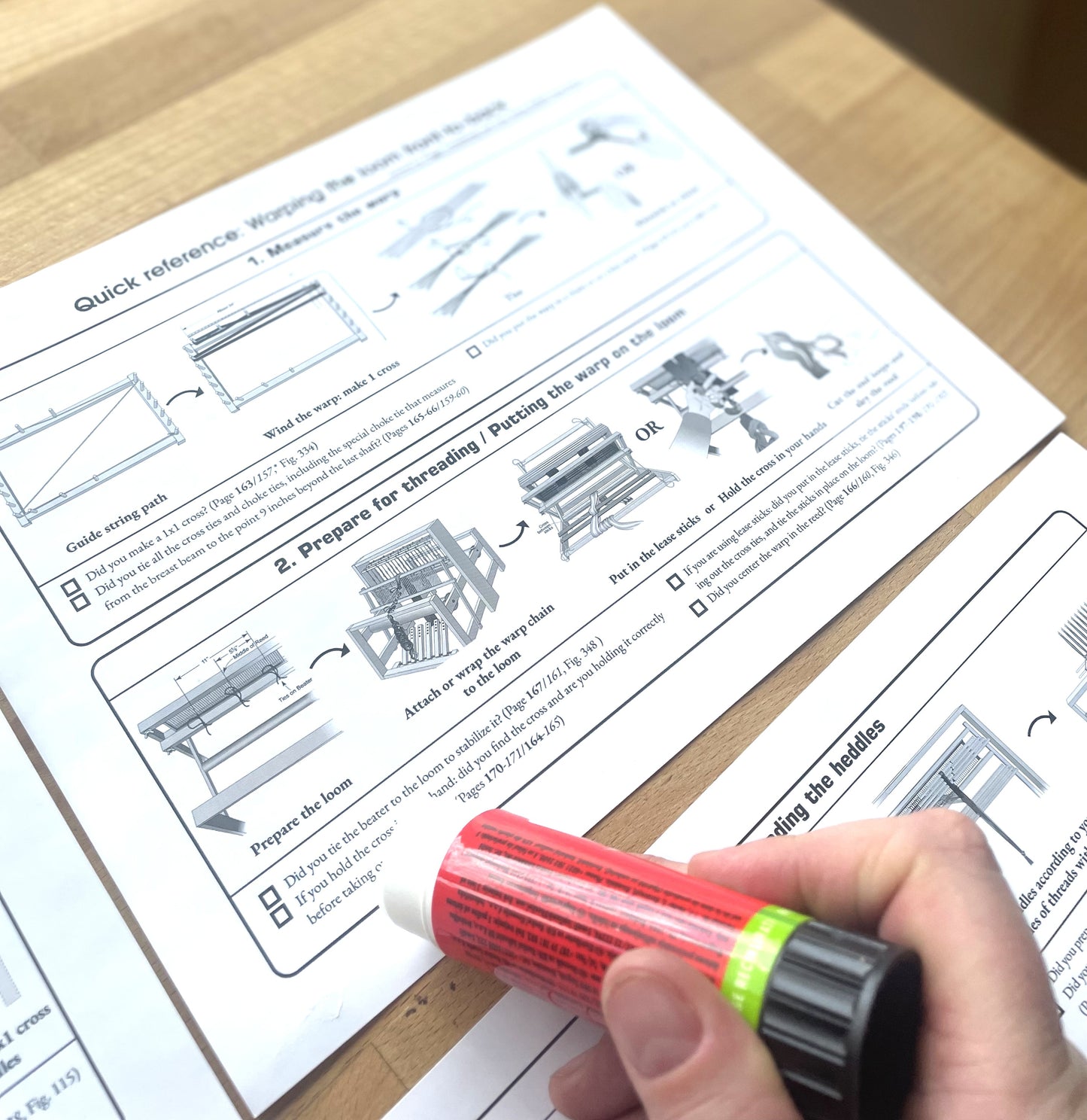 Quick Warping Guide Poster - PDF download