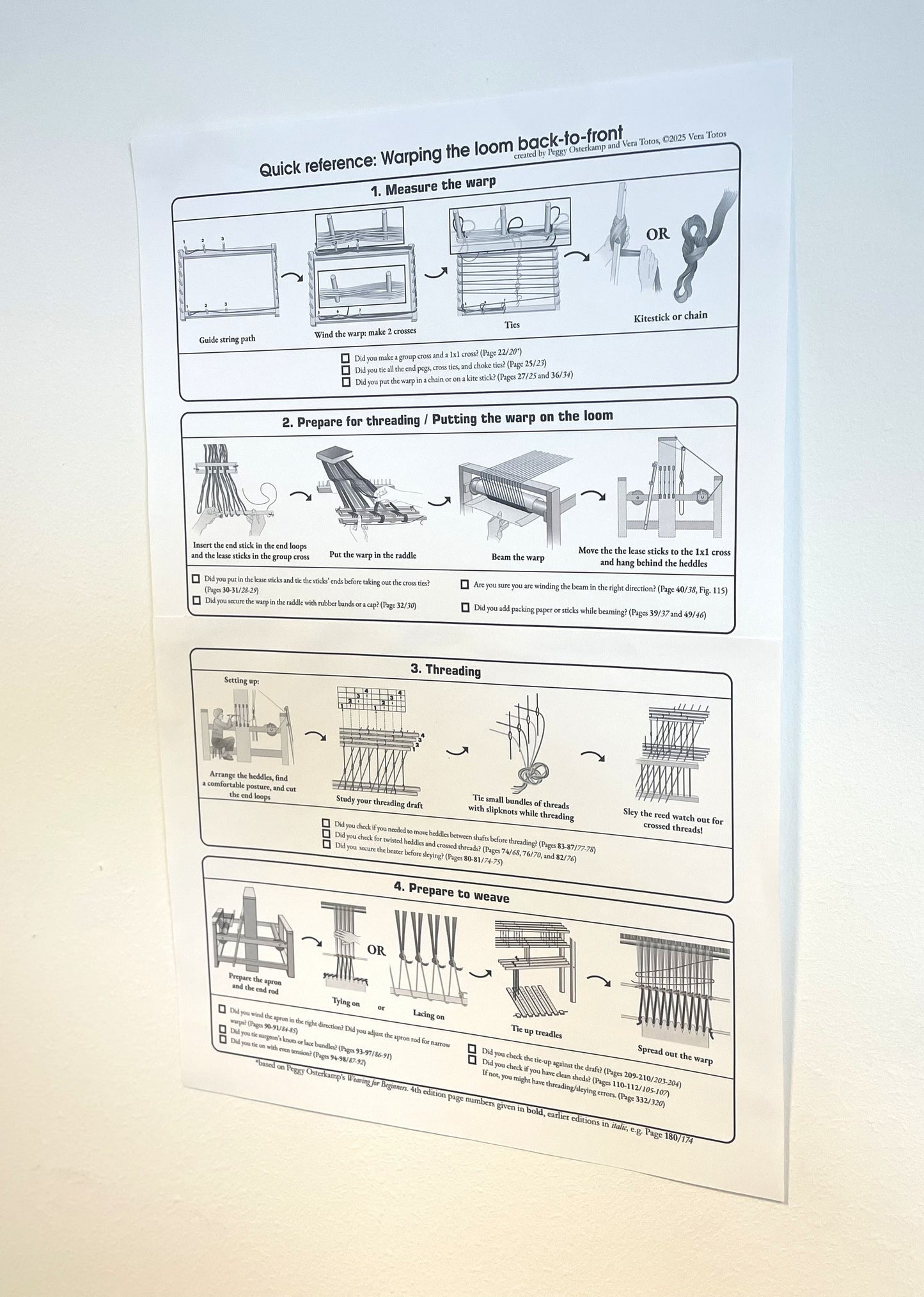 Quick Warping Guide Poster - PDF download